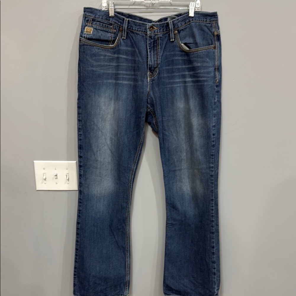 Cinch Men's Dark Blue Straight Jeans